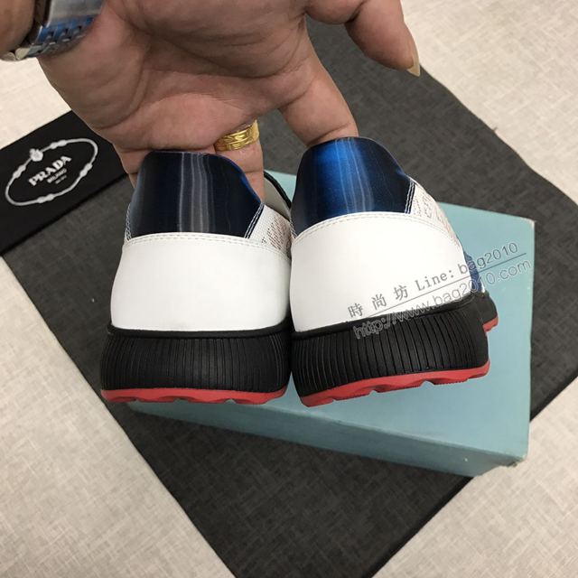PRADA男鞋 2019最新款原版複刻 普拉達休閒男鞋  hdx13548